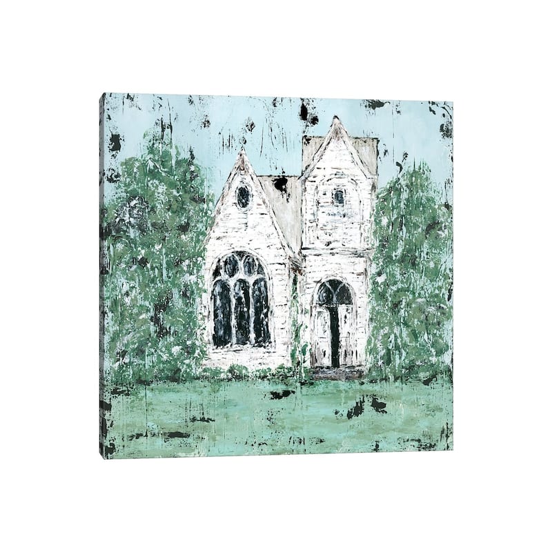 iCanvas "Country Church" by Ashley Bradley Canvas Print