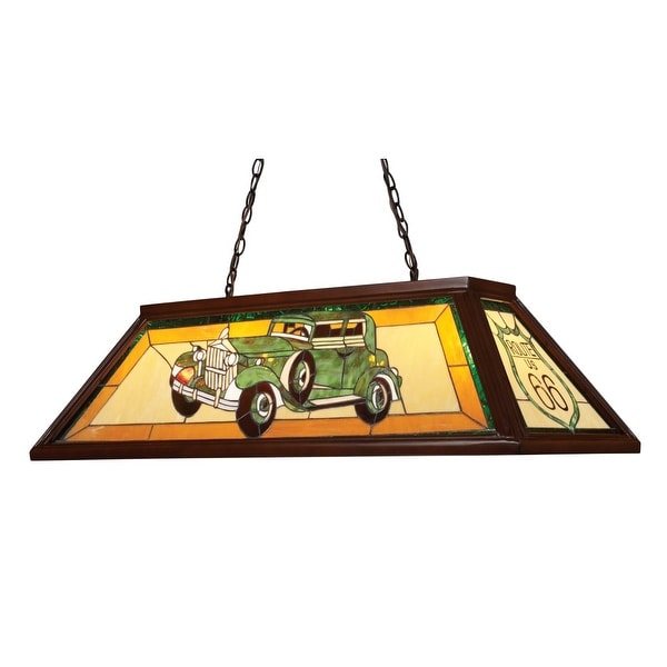 Landmark Lighting 70122 4 Tiffany Four Light Down Landmark Lighting 70122 4 Tiffany Four Light Down Island Billiard Fixture From The