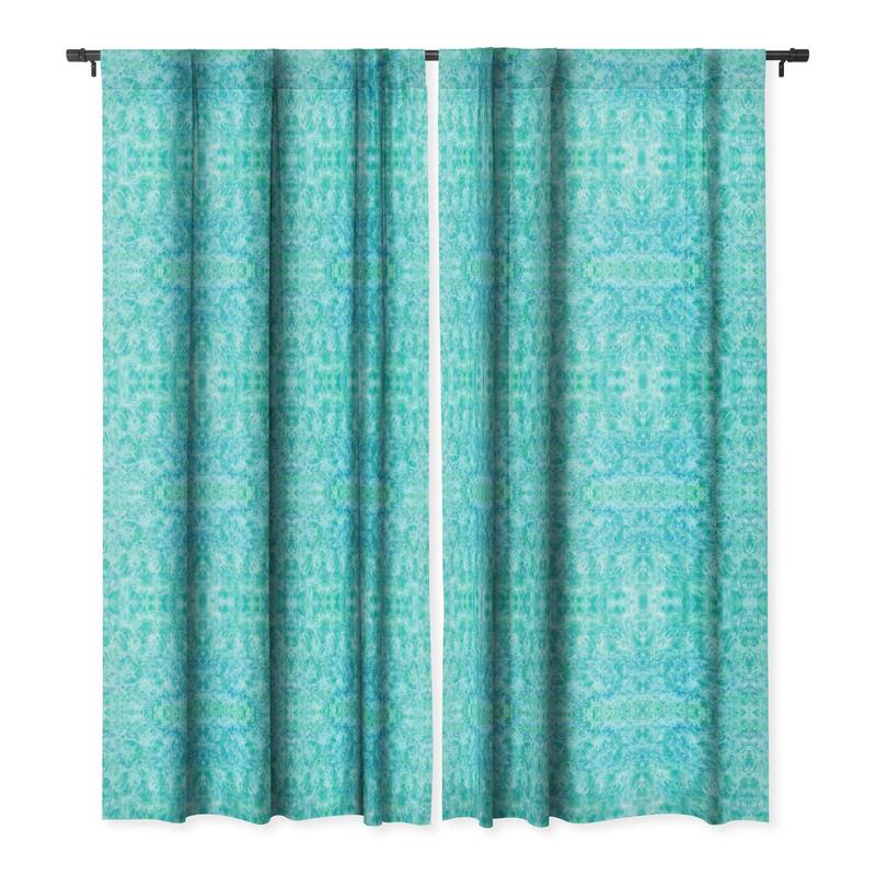 Blackout Sparkling Sea Made-to-Order Curtain Panel (One Panel)