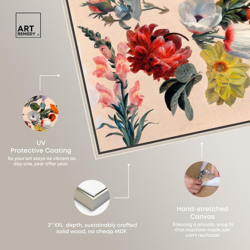Summer Flowers Canvas by Art Remedy