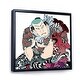 preview thumbnail 2 of 12, Designart "Japanese Tattoo Man" Bohemian & Eclectic Framed Canvas Wall Art Print
