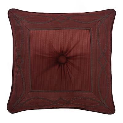 Five Queens Court Chianti 18" Square Decorative Throw Pillow