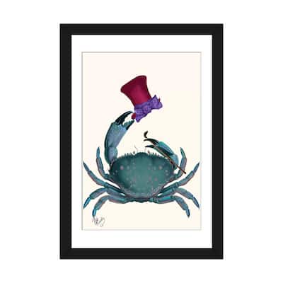 iCanvas "The Dandy Crab" by Fab Funky