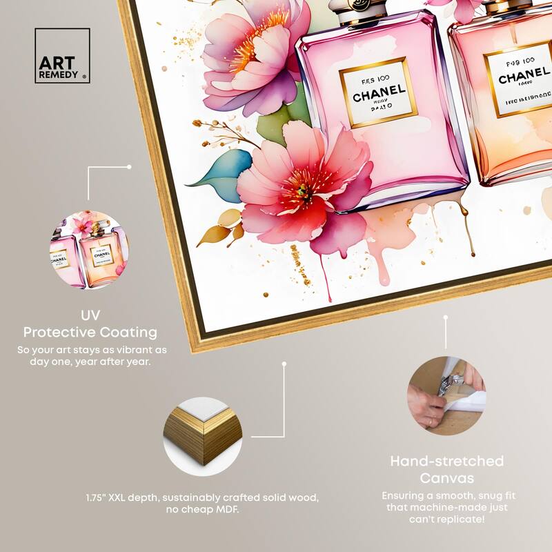 Floral Fragrance Canvas by Art Remedy