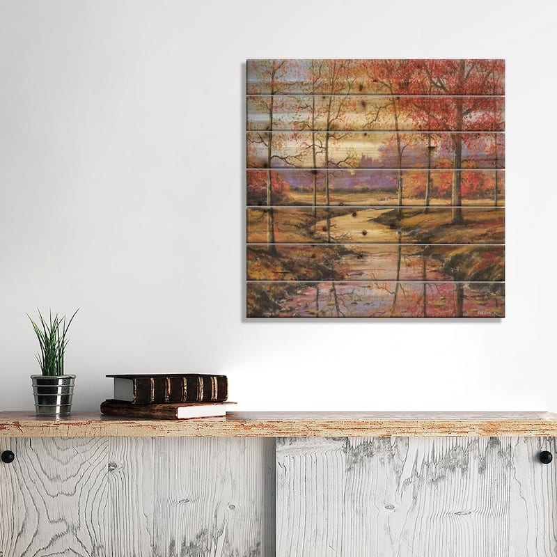That Time of Year Print On Wood by ColorByFeliks - Multi-Color