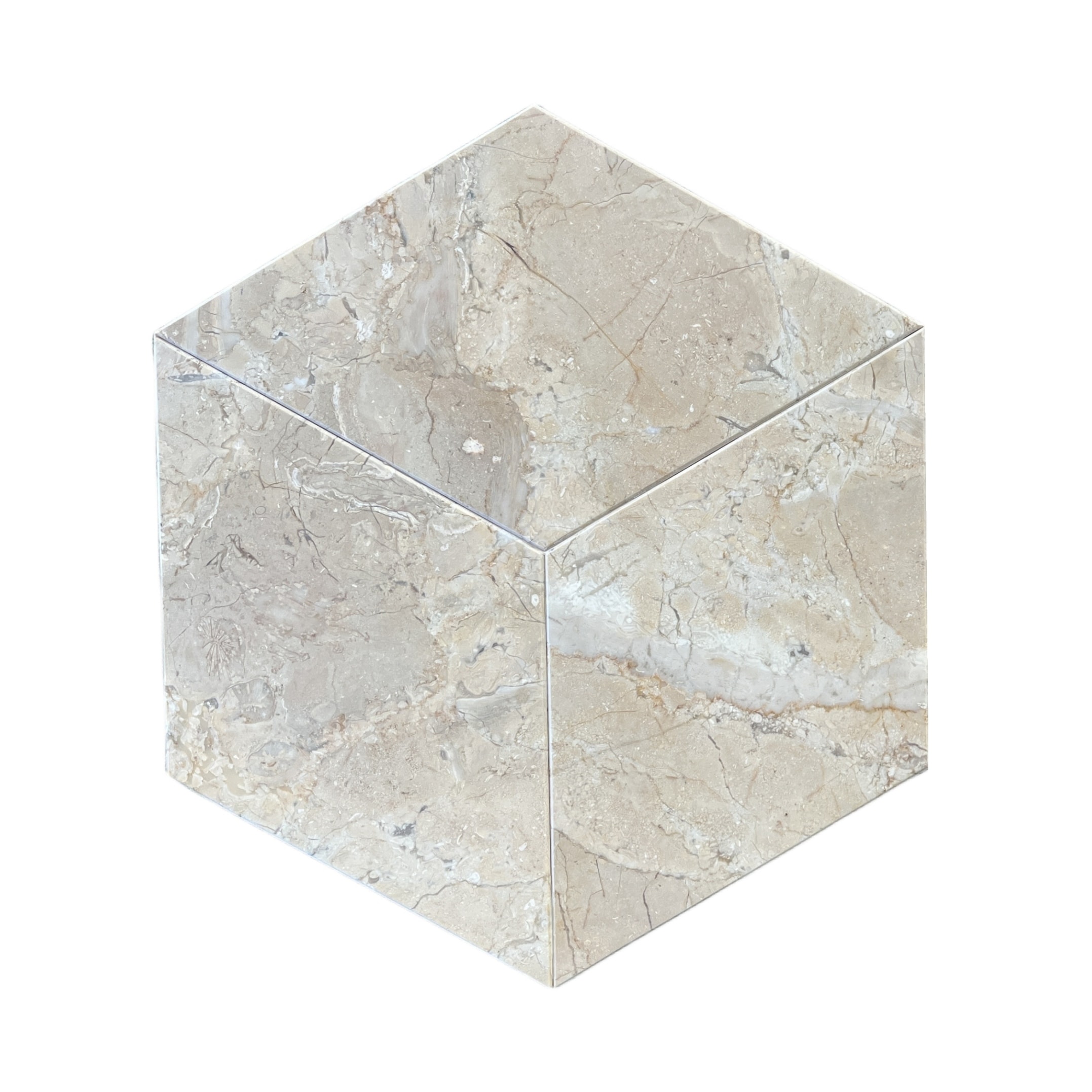 Hexagon Natural Stone Marble Tiles for Floor and Wall, 1 Box 12 PCS