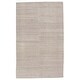 preview thumbnail 22 of 28, Orleanna Handmade Indoor/ Outdoor Solid Area Rug 6'X9' - Light Taupe