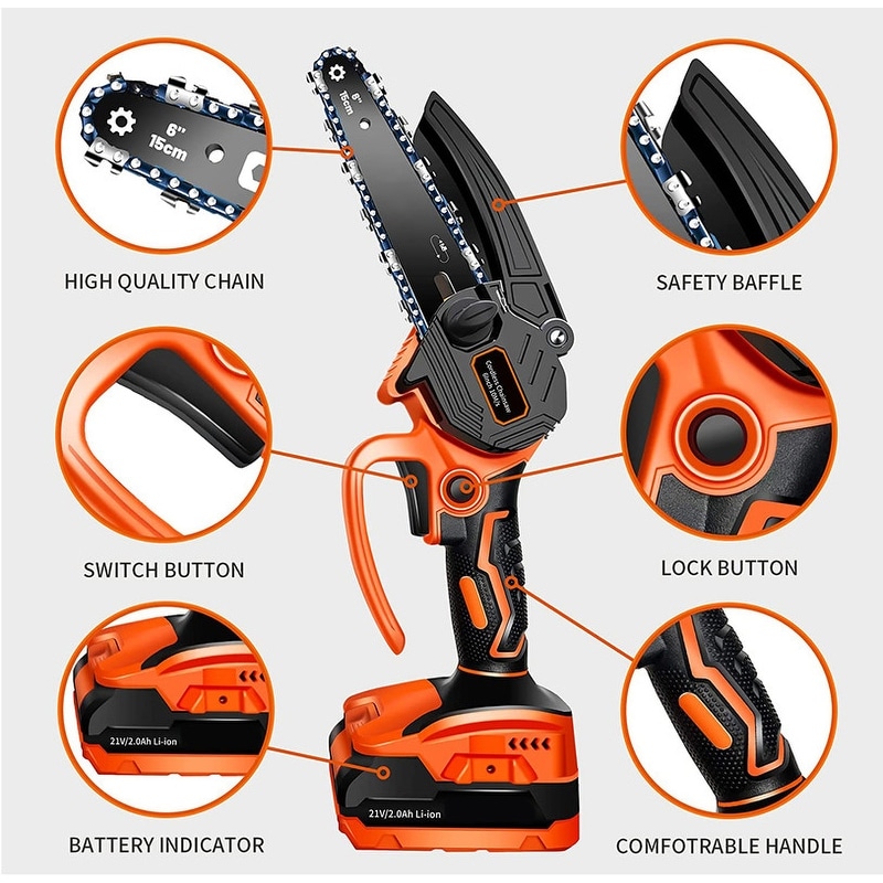 Cordless Brushless Chainsaw - Bed Bath & Beyond - 38053478