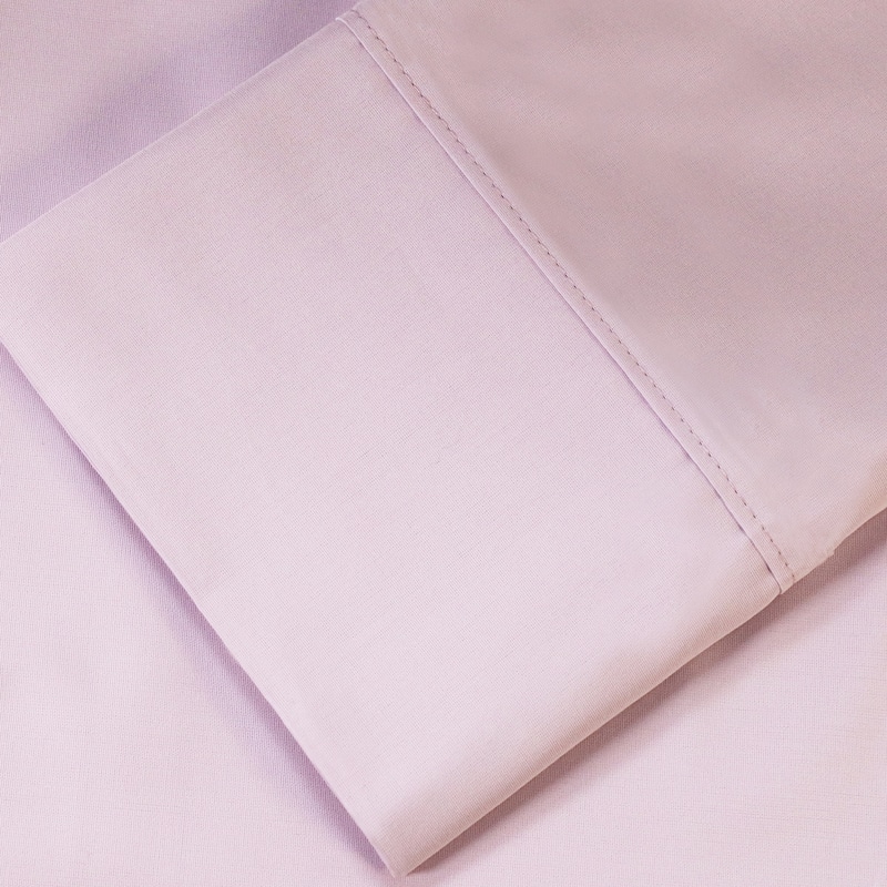 Superior 300TC Flynn Solid Cotton Percale Pillowcase - (Set of 2)