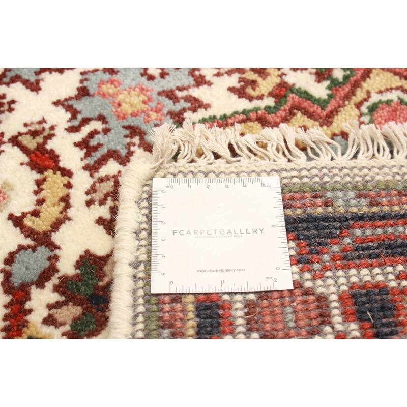 ECARPETGALLERY Hand-knotted Serapi Heritage Cream Wool Rug - 2'7 x 17'8