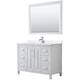 Option White, Chrome Trim, White Quartz Top