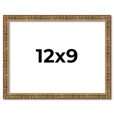 12x9 Frame Gold Kingsley Distressed Solid Wood Picture Frame Width