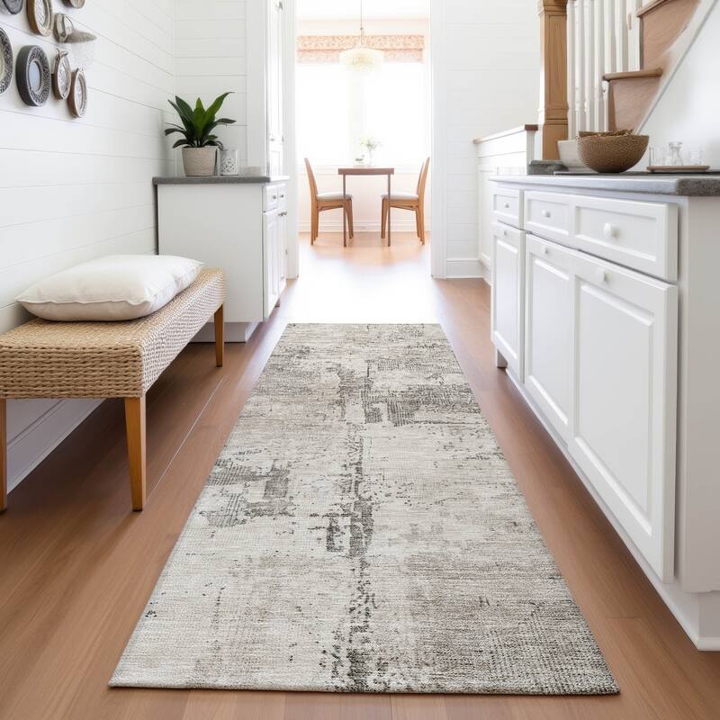 Premium Washable Super Soft Chic Mayfield Rug - Linen - 2'3" x 7'6"
