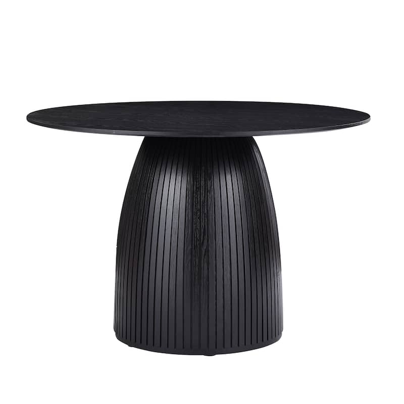 Round Dining Table Modern Wood Kitchen Table