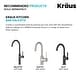 preview thumbnail 26 of 36, KRAUS Standart PRO Stainless Steel Undermount Kitchen Sink