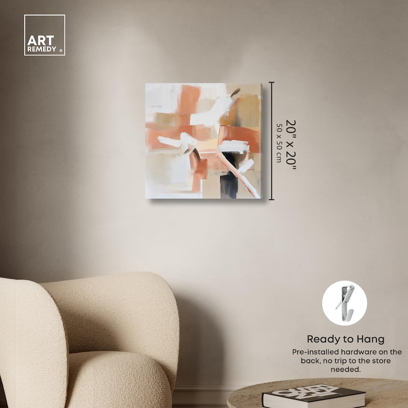 Rose and Rust II Canvas by Art Remedy, Gallery Wrapped