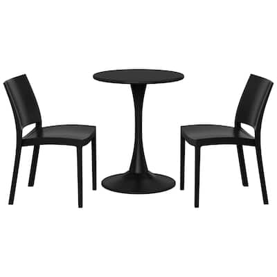 Frond and Form 2-Person Outdoor Round Dining Set