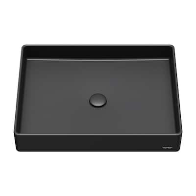 Karran Sternhagen SQS500 Quartz 23-5/8 inch x 17-3/4 inch Rectangular Bathroom Vessel Sink
