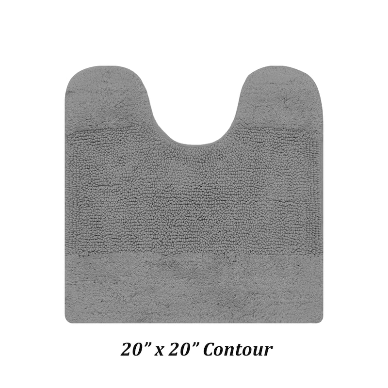 Better Trends Bath Rug 100% Cotton Water Absorbent Tufted Bathroom Rugs for Shower, Sink Mats Machine Wash Granada Collection