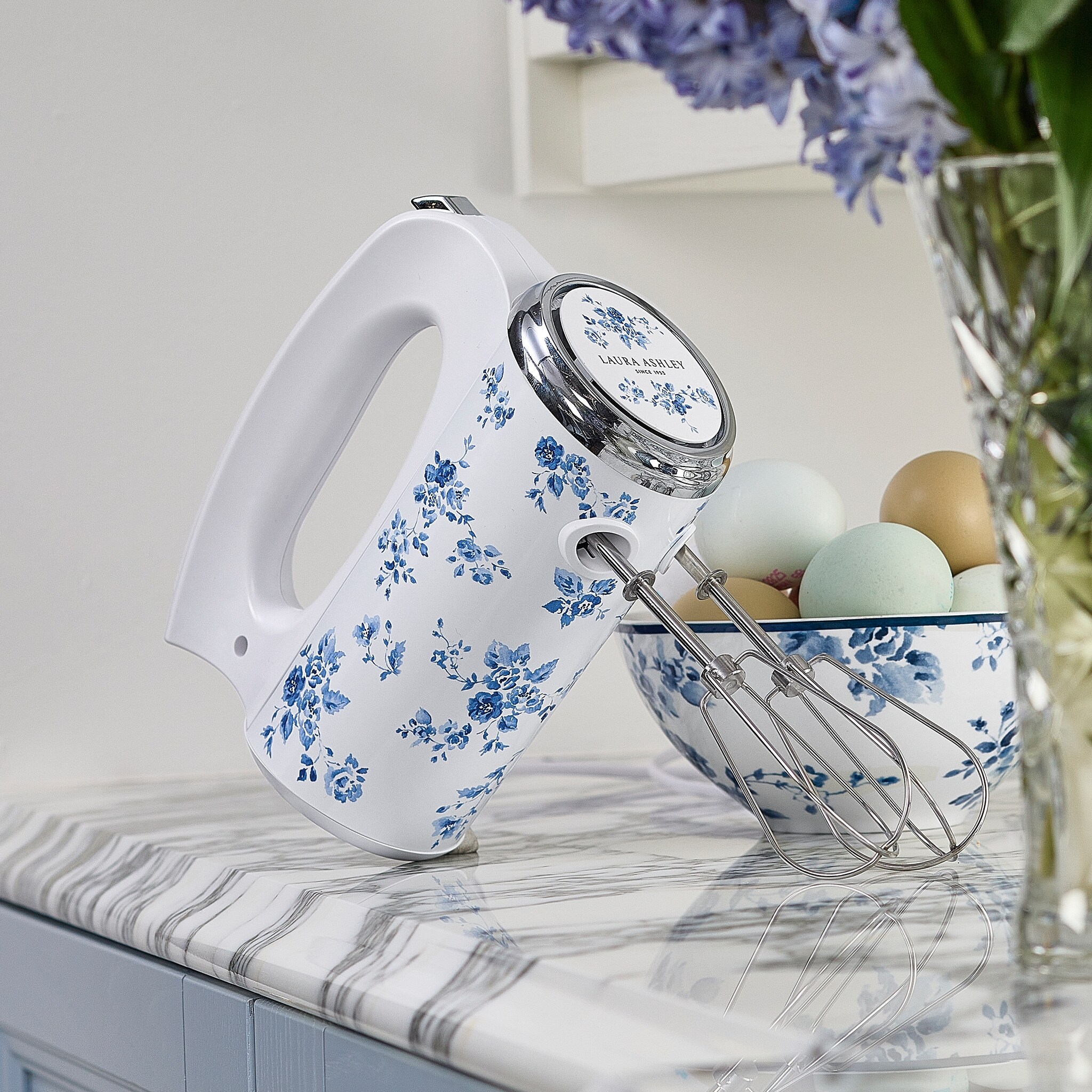 Laura Ashley powered by VQ Hand Mixer China Rose - Overstock