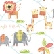 preview thumbnail 4 of 4, Galerie Wallcoverings Just 4 Kids 2 Jungle Friends Non-woven Matte Wallpaper Roll 33 feet x 21 inches - Orange