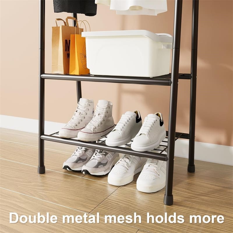 Premium Metal Closet Organizers and Storage - 13.8"D x 24.4"W x 62"H