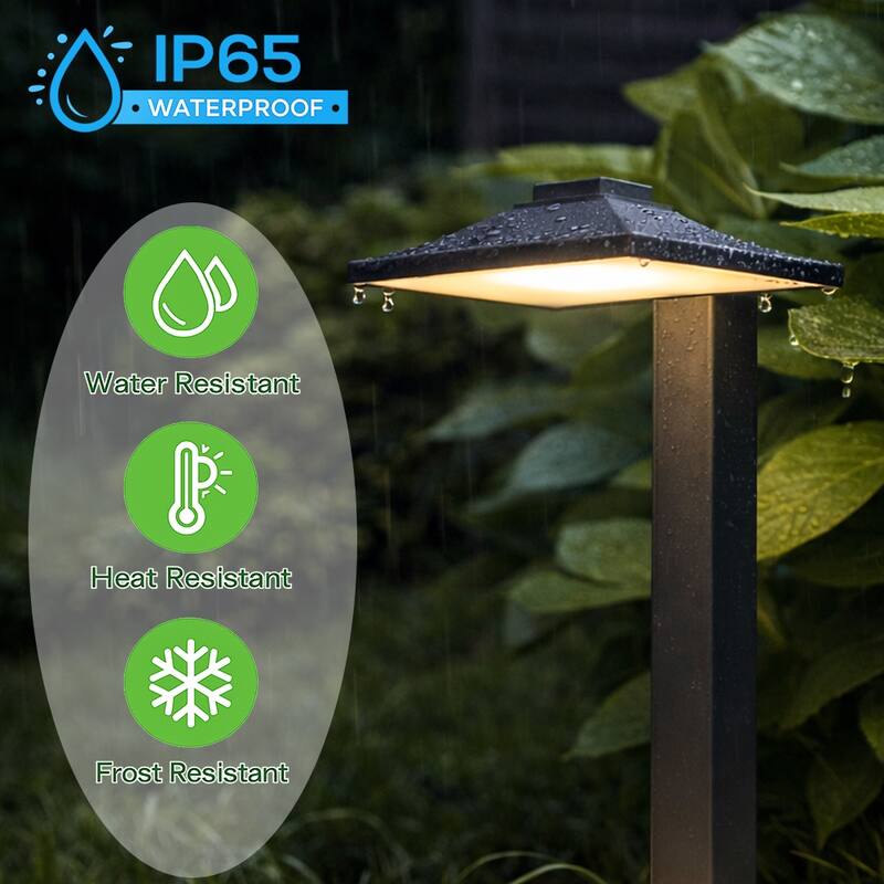 LED Low Voltage Landscape Path Light Bright Waterproof Outdoor Pathway Light for Walkway, Garden, Yard & Driveway (6 pack )