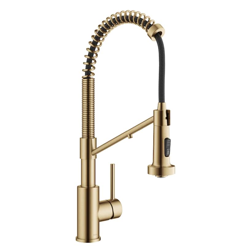 Kraus Bolden 2-Function 1-Handle Commercial Pulldown Kitchen Faucet