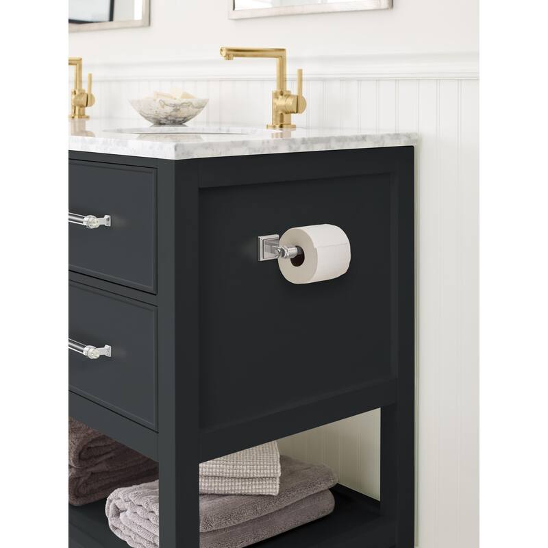 Amerock Glacio Single Post Toilet Paper Holder