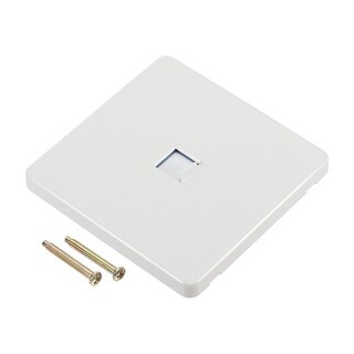 Eagle & Altai Black Metal Wall Plate – 1 Gang CAT6 RJ45 Ethernet Socket
