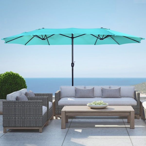 13' cantilever patio umbrella Mondawe 13-ft Cantilever Patio Umbrella