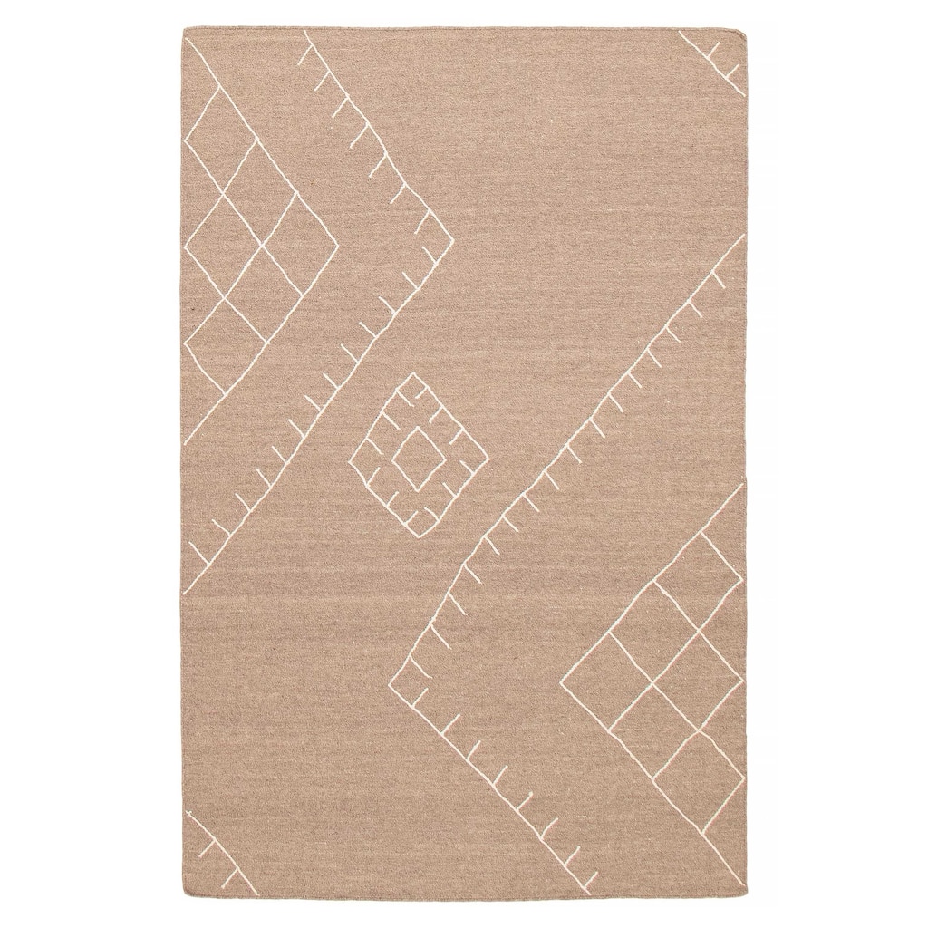 Marrakech Taupe Kilim 5'2" x 8'0" - 5'2 x 8'0