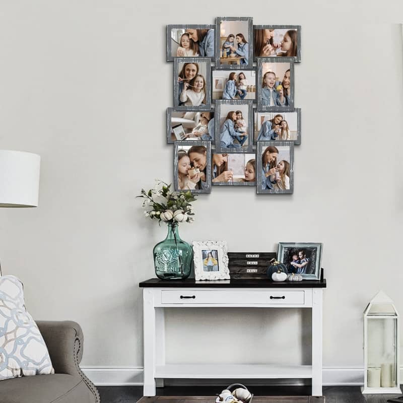 HELLO LAURA HELLO LAURA 12 Opening PVC 23" x 18" Wall Hanging Photo Frame