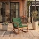 preview thumbnail 4 of 89, SAFAVIEH Outdoor Patio Furniture Vernon Rocking Chair w/ Cushion - 25.6" W x 37.7" D x 30.7" H