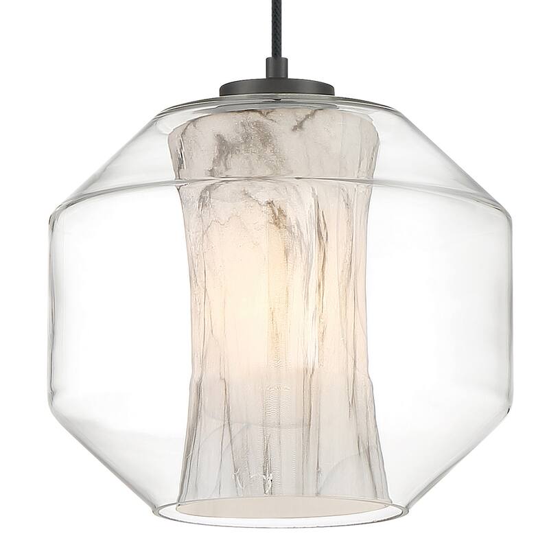 Access Lighting I-Biza 10" Wide LED Pendant - Black