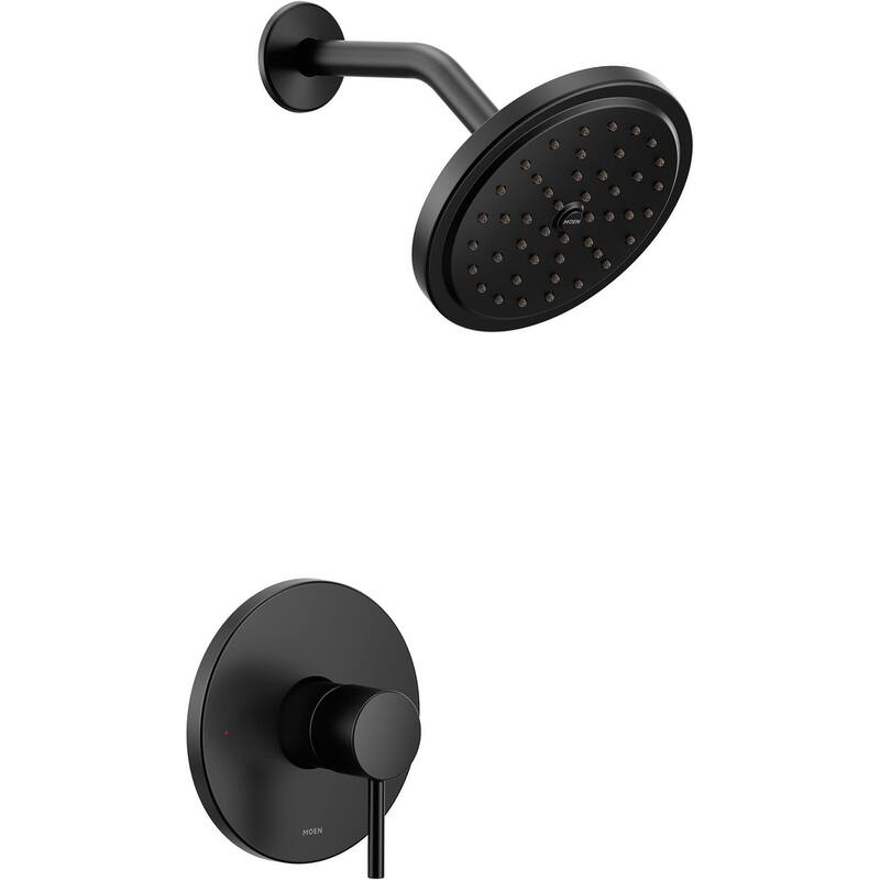 Moen UT3292 Align Shower Only Trim Package with 2.5 GPM Single - Matte Black - Matte Black