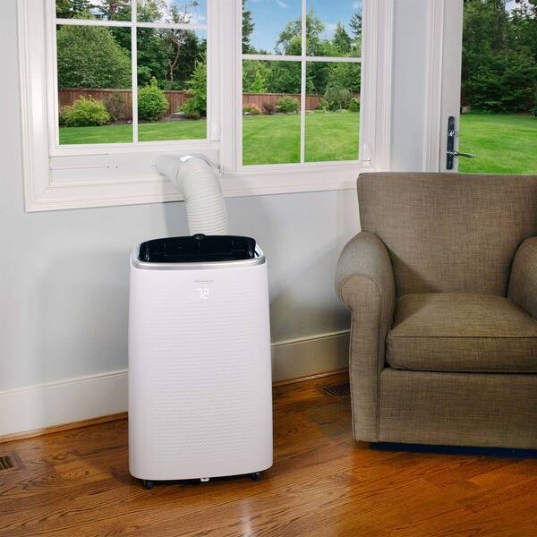Shop Soleus Air 9 000 Btu Doe Rated Portable Air Conditioner With Heat Pump Turbo Cool And Mytemp Remote Control Former 14 000 Btu Overstock 31301183