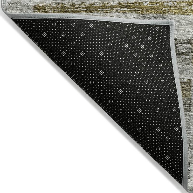 HomeRoots Striped Transitional Rectangle Outdoor Rug