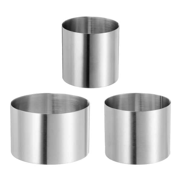 Round Cake Ring Stainless Steel Pastry Mousse Dessert Ring - Bed Bath & Beyond