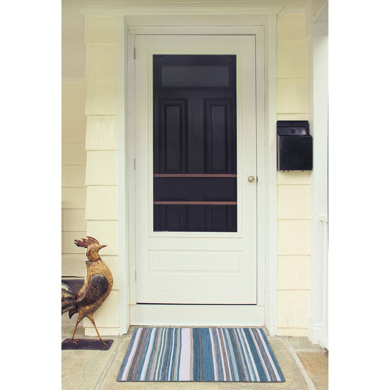 Liora Manne Sonoma Malibu Stripe Hand-woven Indoor/ Outdoor Area Rug