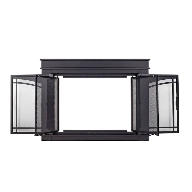 Pleasant Hearth Fenwick Fireplace Glass Door