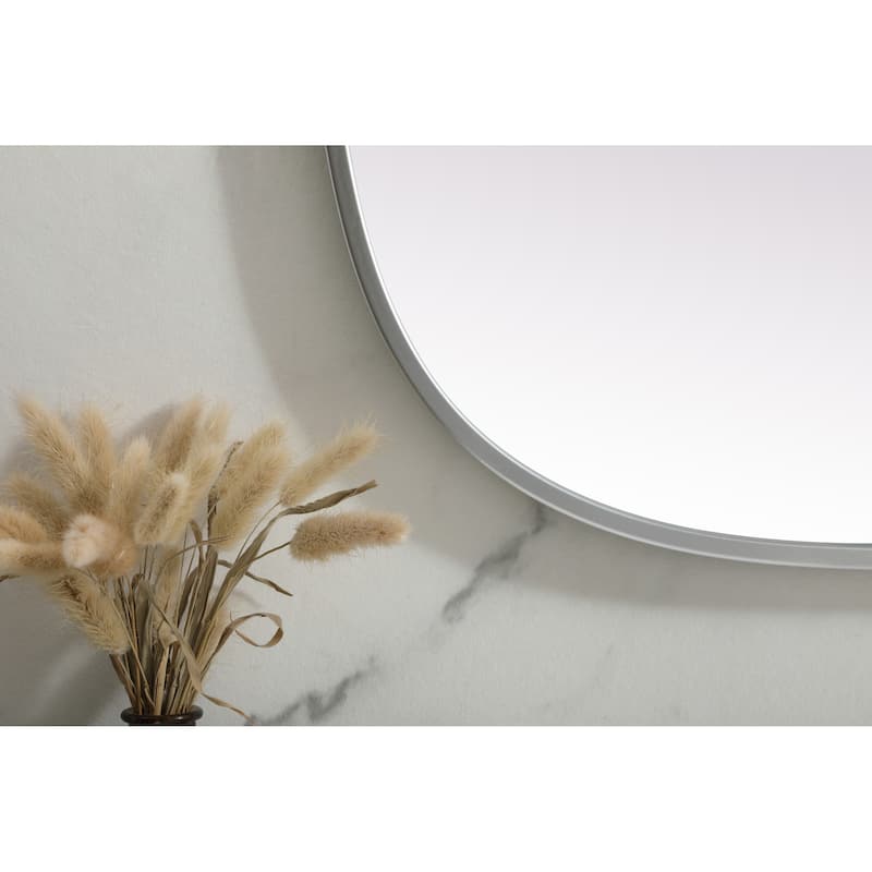 Elegant Lighting MR2B2440 Brynn 24" W x 40" H Modern Oval Bathroom