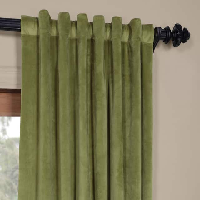 Exclusive Fabrics Signature Velvet Blackout Curtain (1 Panel)