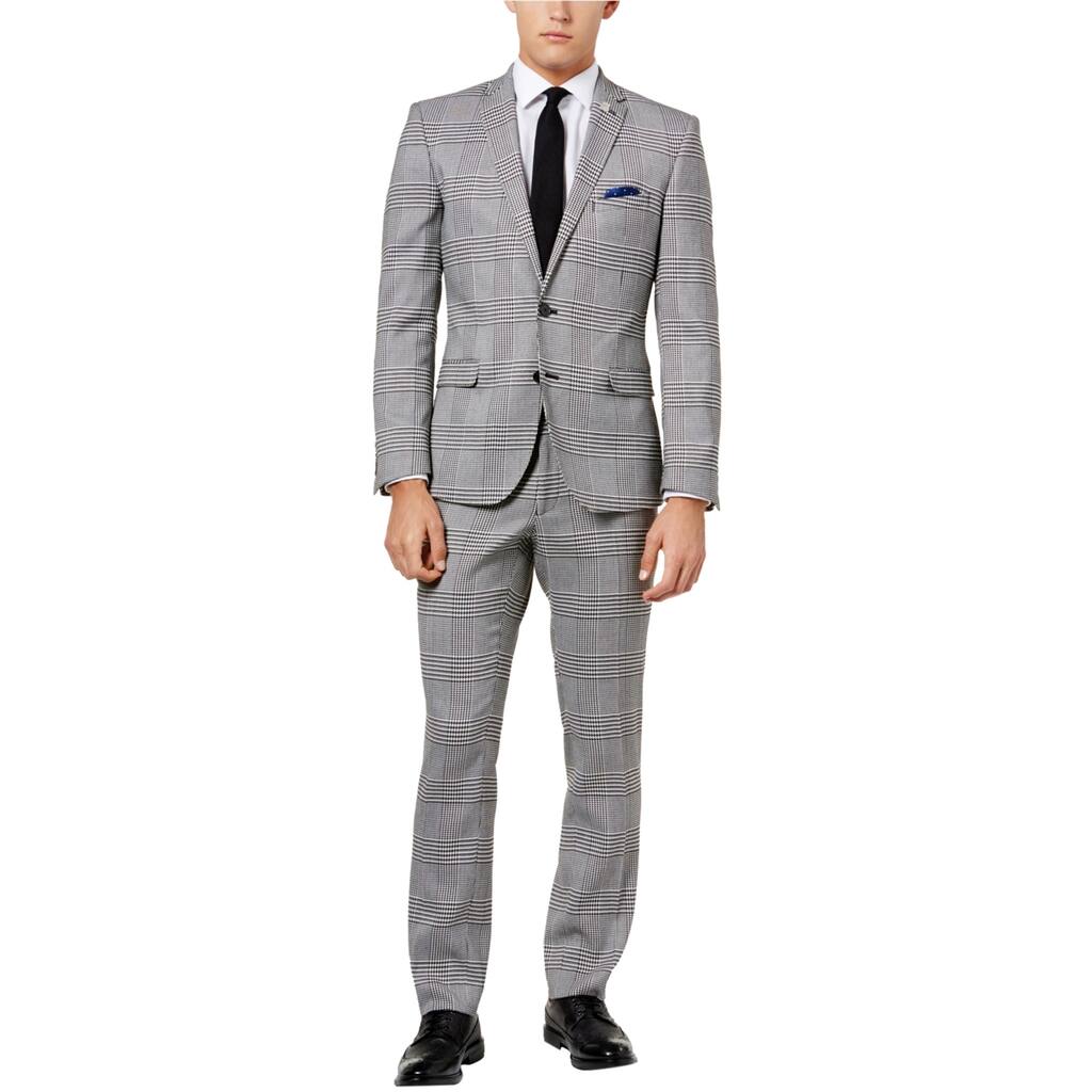 Nick Graham Mens Slim-Fit Stretch Two Button Formal Suit