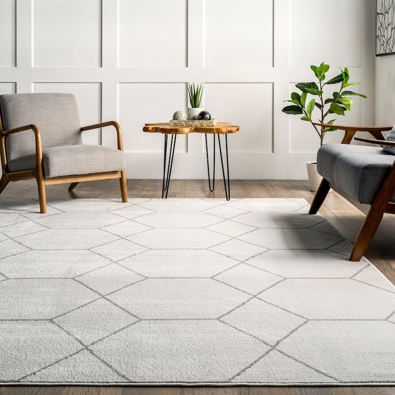 Nuloom Veronica Geometric Honeycomb Area Rug