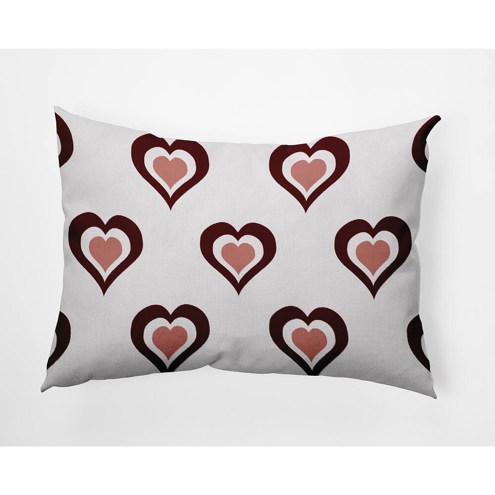 Burnin' Love Valentines Day Decorative Throw Pillow