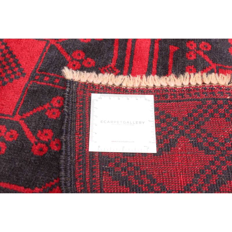 ECARPETGALLERY Hand-knotted Teimani Black Wool Rug - 2'10 x 4'6