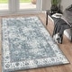 preview thumbnail 12 of 58, Washable Vintage Area Rug Modern Abstract Soft Rug