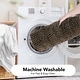 preview thumbnail 18 of 110, Deconovo Non Slip Chenille Striped Bath Mat Soft Durable