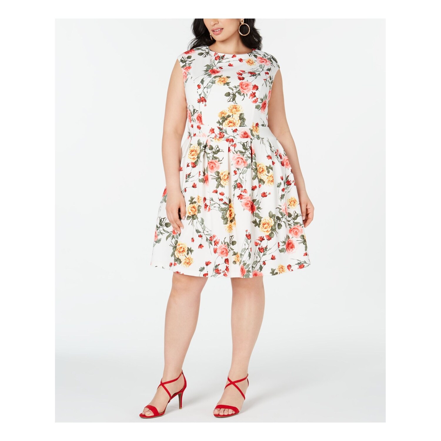 dresses with short sleeves and knee length